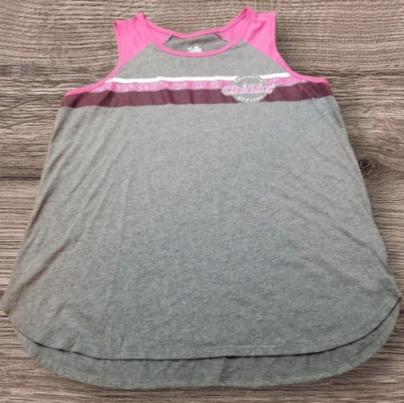 JUSTICE GIRLS GRAY CHILLIN' TANK TOP SIZE - 18/20 - Picture 1 of 6